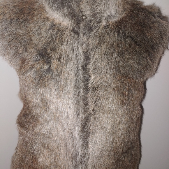 Vintage Blassport reversable faux fur jacket.  SIZE S - Picture 2 of 10